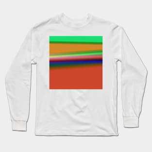 RED BLUE GREEN RED TEXTURE ART Long Sleeve T-Shirt